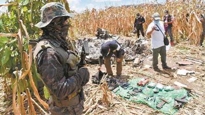 Угнанный в Мексике самолет разбился в Гватемале с грузом наркотиков
