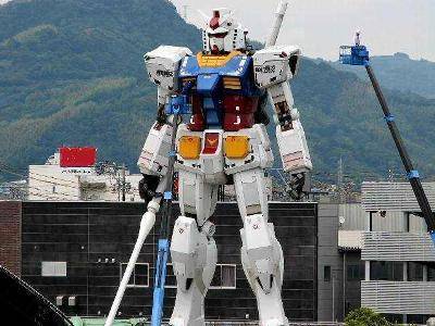 В Японии испытывают гигантского робота, созданного по мотивам персонажа из аниме-сериала