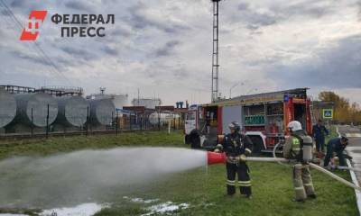 Красноярские спасатели отработали ликвидацию утечки топлива