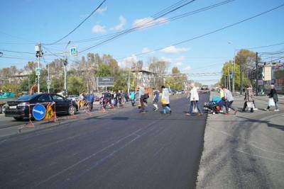Улица Краснореченская в Хабаровске отремонтирована на 80%