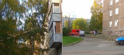 Сотрудники МЧС сняли в Петрозаводске ребенка с окна четвертого этажа