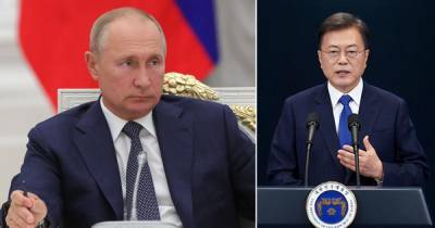 Путин поздравил президента Южной Кореи с юбилеем дипотношений