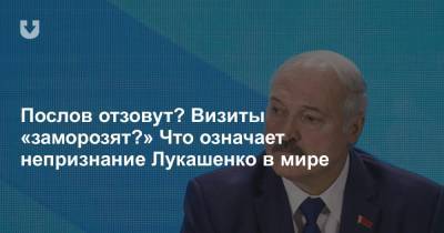 Послов отзовут? Визиты «заморозят?» Что означает непризнание Лукашенко в мире