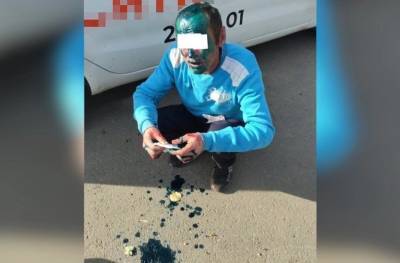 В Уфе таксист «Ситимобил» избил и облил зеленкой пассажира без денег