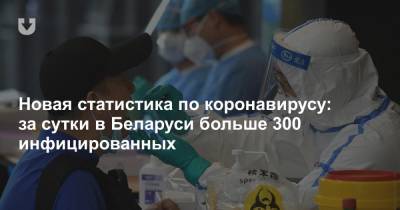 Новая статистика по коронавирусу: за сутки в Беларуси больше 300 инфицированных