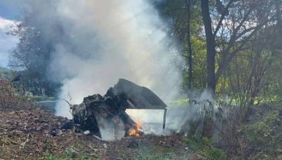 Военный самолет разбился на западе Сербии