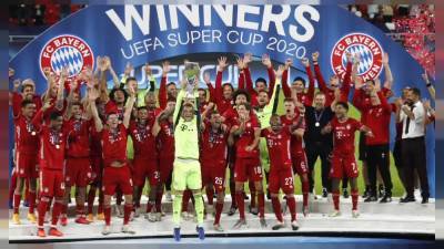 Давид Алабы - Ханс-Дитер Флик - "Бавария" выиграла Суперкубок УЕФА - ru.euronews.com - Франция - Венгрия - Испания - Будапешт - Португалия
