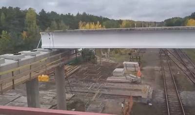 В районе Ялуторовского тракта строят новый автомобильный мост