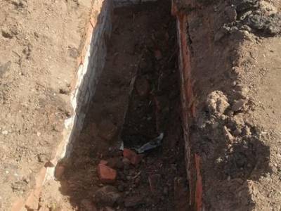 В Башкирии во время ремонта теплотрассы нашли церковные захоронения XIX века