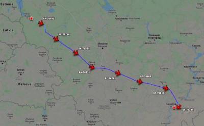 В Сети обсуждают причины масштабной переброски 27 бортов Ил-76 из Пскова в Энгельс