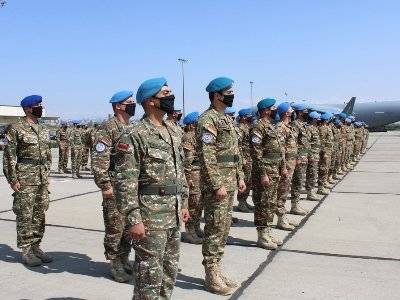 Еще один контингент армянских миротворцев вернулся на родину из Афганистана