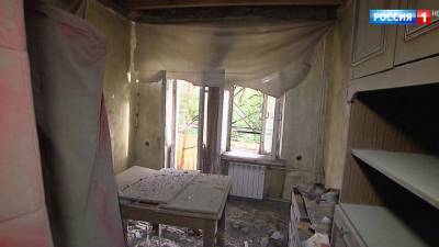 Рухнувший в московской квартире потолок чудом никого не убил