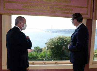 Вучич провёл с Эрдоганом закрытые переговоры в Стамбуле