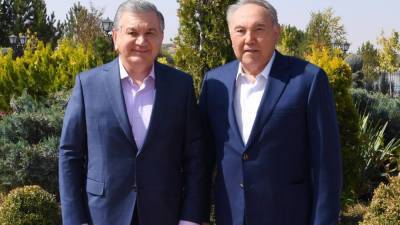 Елбасы провел встречу с Президентом Узбекистана