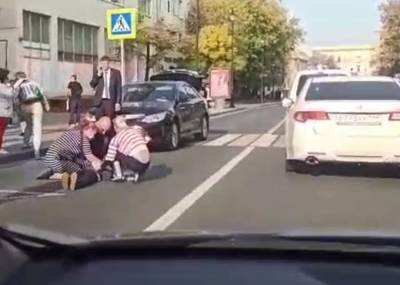 В Москве иномарка сбила ребенка на пешеходном переходе
