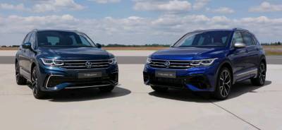 В РФ Volkswagen представил обновлённый кроссовер Tiguan