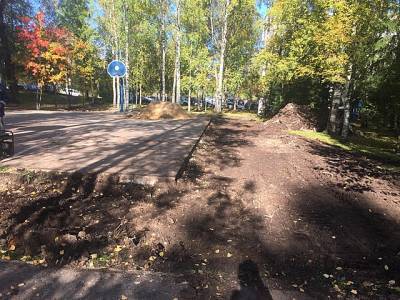 В сыктывкарском парке имени Кирова началась реконструкция баскетбольной площадки