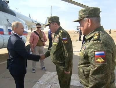 Президент России наблюдал масштабные стратегические учения «Кавказ - 2020» (Видео)