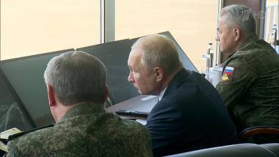 За главным днем учений «Кавказ — 2020» на юге России наблюдал Верховный главнокомандующий