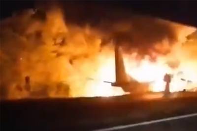Военный самолет разбился под Харьковом