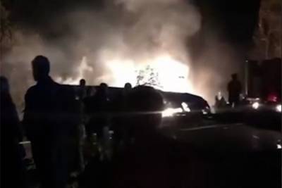 Катастрофа под Харьковом: упал и загорелся грузовой самолет с курсантами