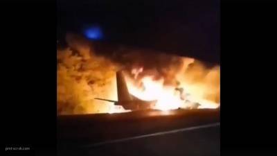 МВД Украины сообщило о количестве человек на борту упавшего самолета