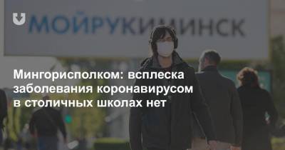 Мингорисполком: всплеска заболевания коронавирусом в столичных школах нет