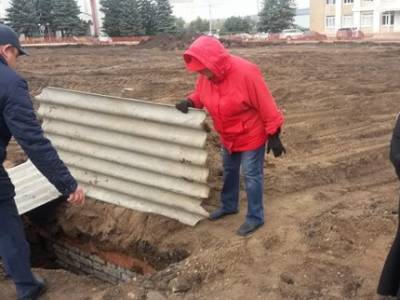 В Башкирии найденные во время ремонта теплотрассы останки отдадут на экспертизу