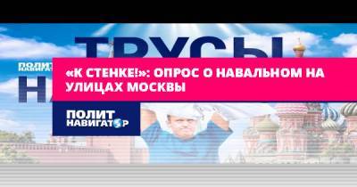 «К стенке!»: Опрос о Навальном на улицах Москвы