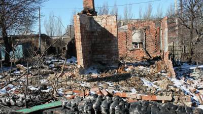 В результате обстрела ВСУ в Горловке загорелись 15 домов