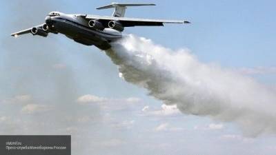 Минобороны РФ показало видео массового десантирования из самолетов Ил-76