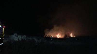 В Ростовской области тушат крупный природный пожар