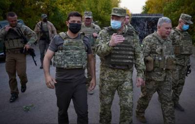Зеленский проинспектировал закрытый КПВВ на Донбассе