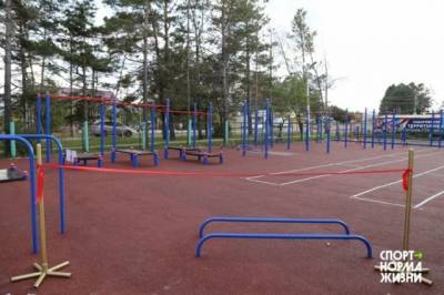 Новая спортивная площадка открылась в селе Хабаровского края