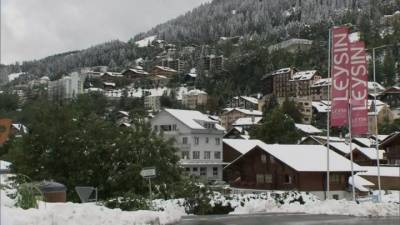 Первый снег выпал в Швейцарии и Австрии