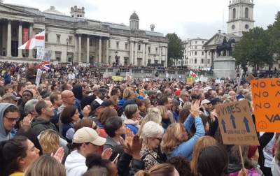 Акция протеста в Лондоне: пострадали минимум 12 человек