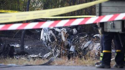 Украинские спасатели завершили работы на месте авиакатастрофы Ан-26