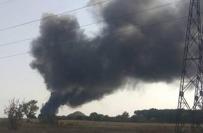 Террористы «ДНР» устроили пожар на окраине Горловки
