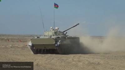 Наступающие танки Азербайджана в Карабахе попали на видео