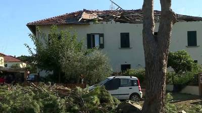В Италии устраняют последствия сильнейшего урагана
