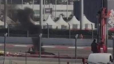 Гонку «Формулы-2» в Сочи остановили из-за серьезной аварии