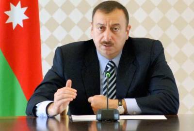 Алиев поздравил азербайджанский народ с «освобождением» части Карабаха