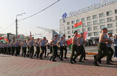 Витебские десантники приняли участие в забеге «За Беларусь»