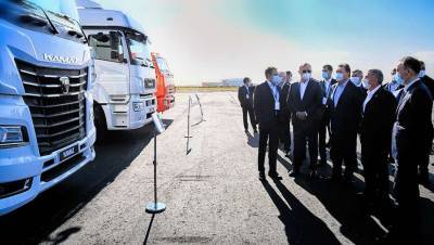 Аскар Мамин и президент Татарстана дали старт трём проектам автомобилестроения в Казахстане
