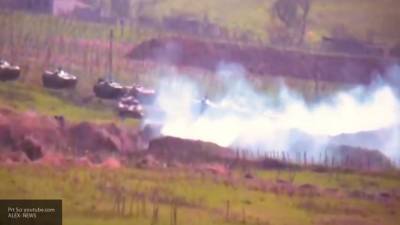 Ликвидация военной техники Азербайджана попала на видео
