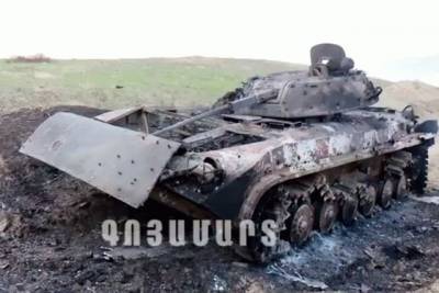 Появилось видео потерь армии Азербайджана в Нагорном Карабахе