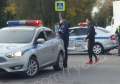 В Дашково-Песочне произошло ДТП с участием машины ДПС