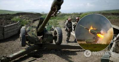 Нагорный Карабах: военные Азербайджана и Армении показали видео боев