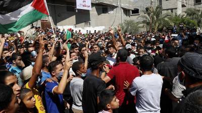 В Газе похоронили рыбаков, убитых египтянами