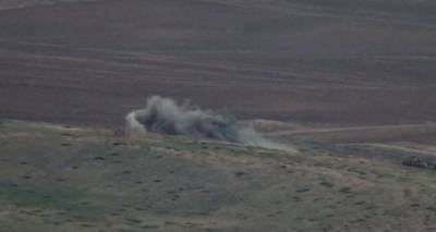 МО Армении опубликовало еще одно видео уничтожения азербайджанской военной техники